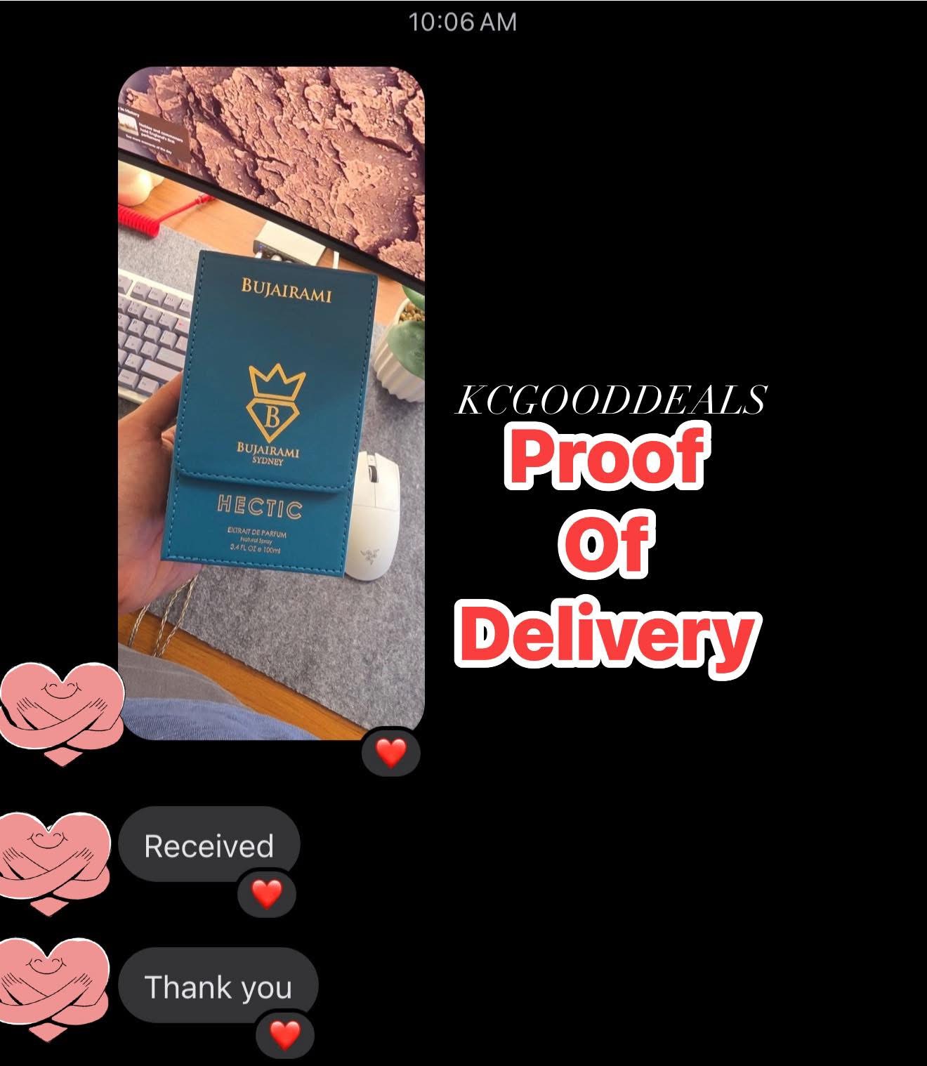 KC GoodDeals delivered order proof