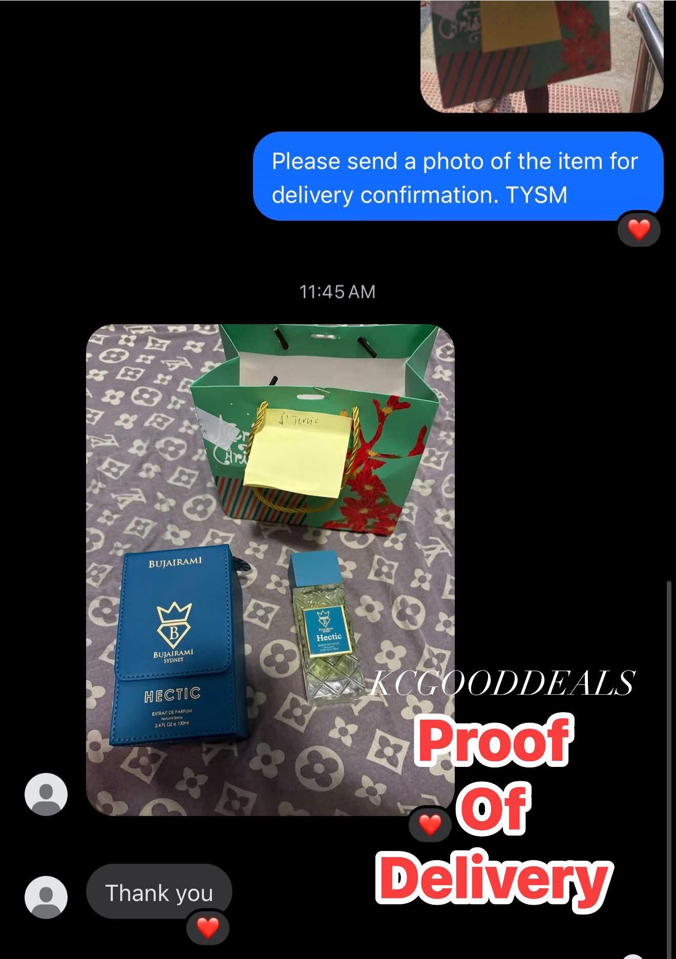 KC GoodDeals delivered order proof